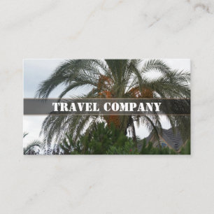 Travel company business card
