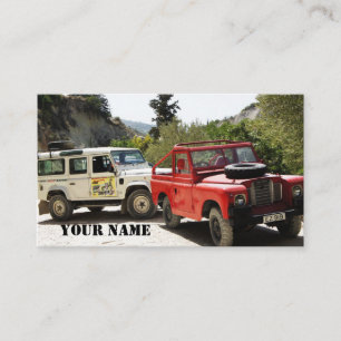 Travel company business card