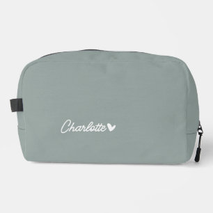 Travel Cosmetic Bag, Personalised Bridal Shower Dopp Kit