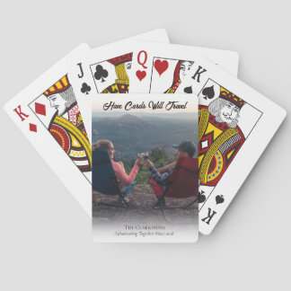 Travel Deck featuring your Adventure Photo Playing Cards