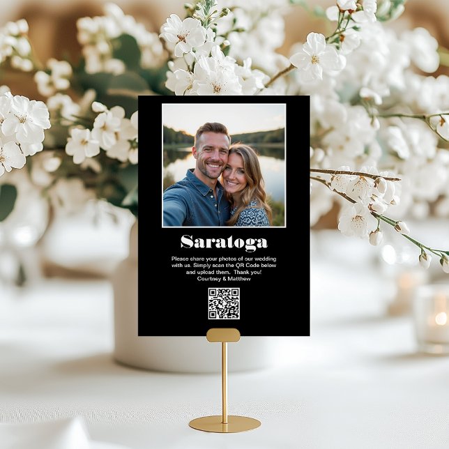 Travel Destination Photo Sharing QR Code Table Number (Creator Uploaded)