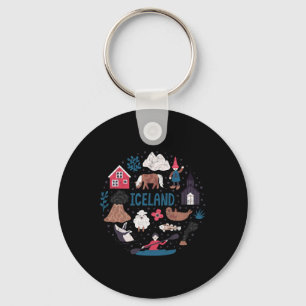 Travel Europe Iceland Reykjavik Family Vacation So Key Ring