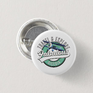 Travel explore fabulous Egypt logo. Button