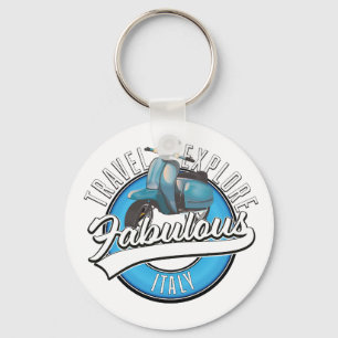 Travel Explore Fabulous Italy  Key Ring
