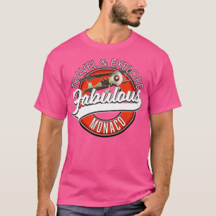 Travel explore fabulous Monaco T-Shirt