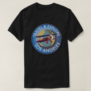 Travel explore Los Angeles logo T-Shirt