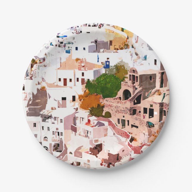 Travel Far Enough, You Meet Yourself Paper Plate (Front)