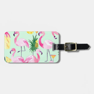 Travel Flamingo Luggage Tag