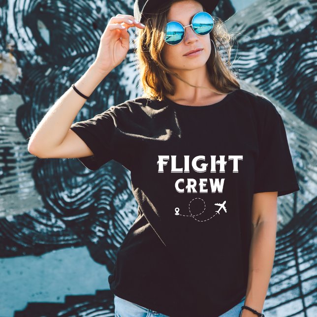 Travel Flight Crew Aeroplane Flying Modern Vacatio T-Shirt (Creator Uploaded)