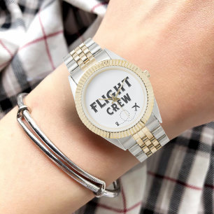 Travel Flight Crew Family Vacation Aeroplane Fun Watch