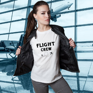 Travel Flight Crew Fun Airplane Flying Vacation T-Shirt