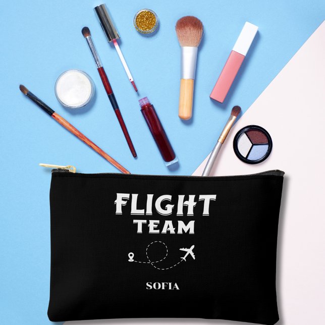 Travel Flight Team Family Vacation Bachelorette Accessory Pouch (Creator Uploaded)