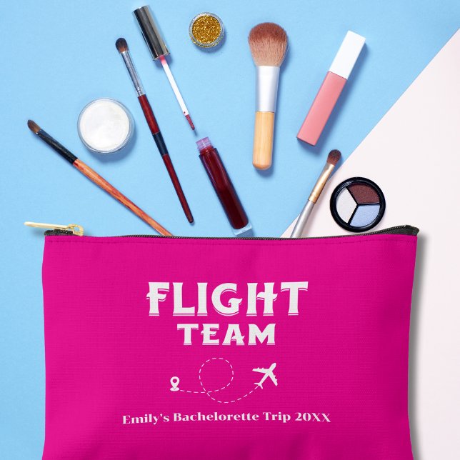 Travel Flight Team Family Vacation Bachelorette Accessory Pouch (Creator Uploaded)