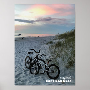 Travel   Florida - Cape San Blas Bicycles Poster