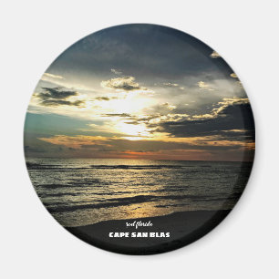 Travel Florida Cape San Blas Sunset Magnet