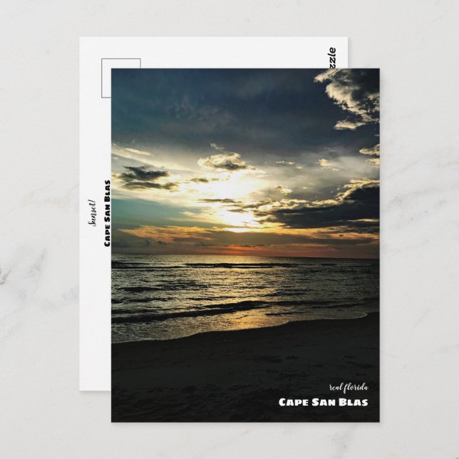 Travel | Florida - Cape San Blas Sunset Postcard (Front/Back)