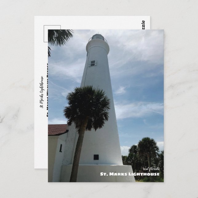 Travel | Florida - St. Marks Lighthouse Postcard (Front/Back)