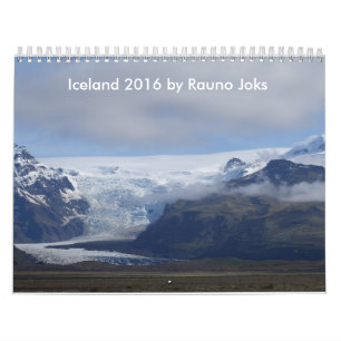 Travel Iceland 2016 Calendar by Rauno Joks