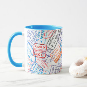Travel icon mug