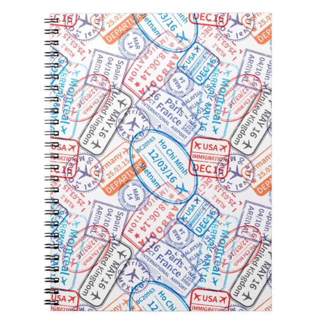Travel icon notebook (Front)