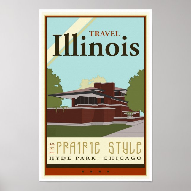 Travel Illinois Poster (Front)