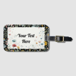 Travel in Bloom: Customisable Luggage Tag