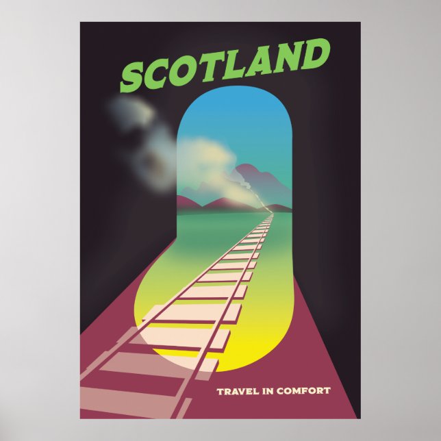 Travel in comfort Scotland Poster (Front)