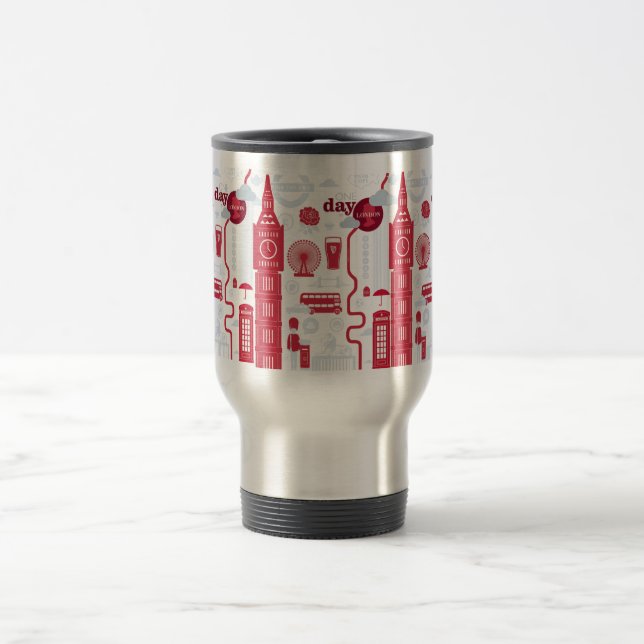 Travel in London Travel Mug (Center)