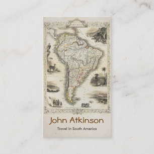 travel in south America business card