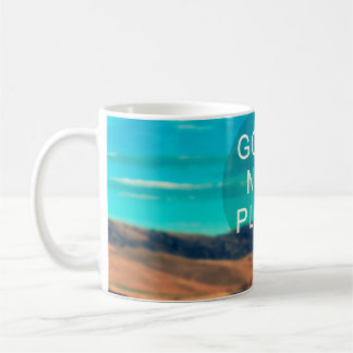 Travel inspiration quote - Go to new place. Retro  Coffee Mug