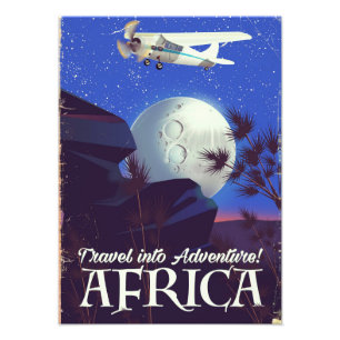 Travel Into Adventure! Africa Photo Print