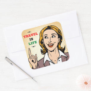 Travel Is Life Sticker