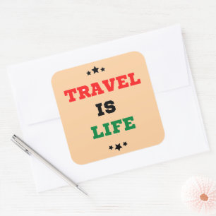 Travel Is Life Sticker