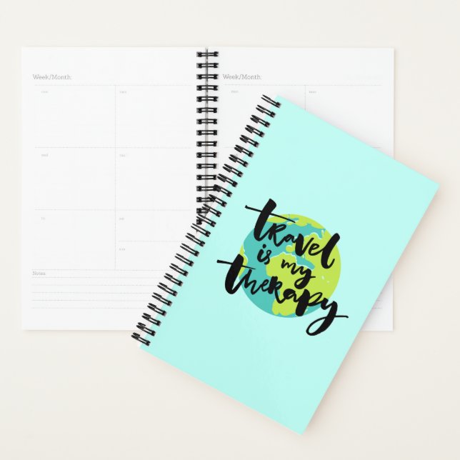 Travel is my Therapy Planner (Display)