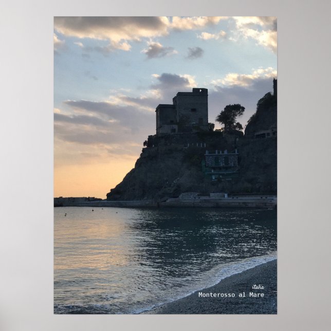 Travel | Italy -- Monterosso Sunset Poster (Front)