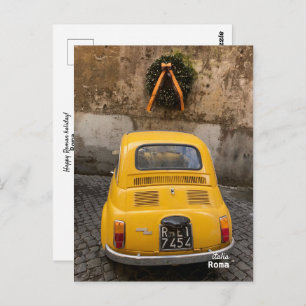 Travel Italy - Rome, Holiday Joy Postcard