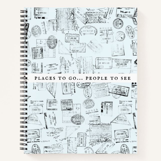 Travel Journal Adventure Wanderlust Notebook (Front)