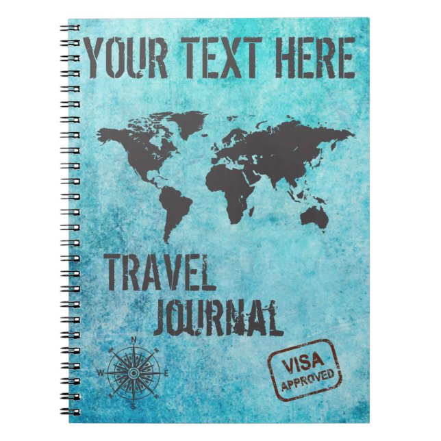 Travel Journal Customizable Holiday Trip Planner (Front)