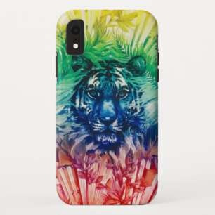 Travel Jungle Wild Tiger Foliage Tropical Leaves Case-Mate iPhone Case