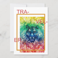 Travel Jungle Wild Tiger Tropical Leaves