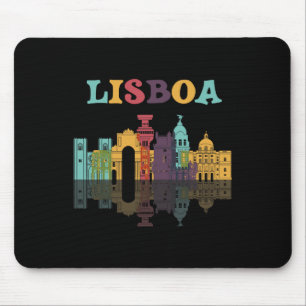 Travel Lisboa Portugal Vacation Family European Tr Mouse Pad