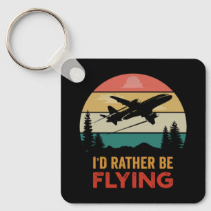 Travel Lover Aeroplane Adventure Key Ring