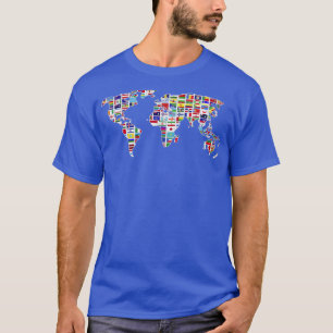 Travel Lover Cartography International Travelling  T-Shirt