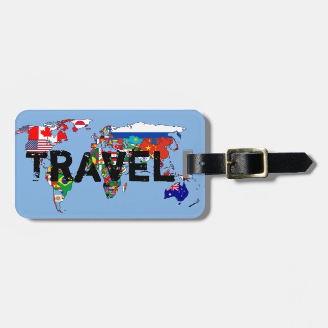 Travel Luggage Tag (Front Horizontal)