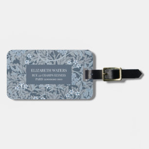 TRAVEL LUGGAGE TAG : WILLIAM MORRIS : JASMINE