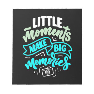 Travel Memories Photographer Notepad