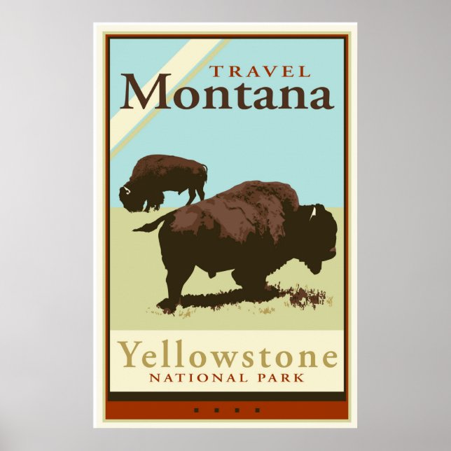 Travel Montana Poster (Front)