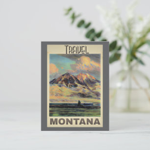 Travel Montana poster, Postcard