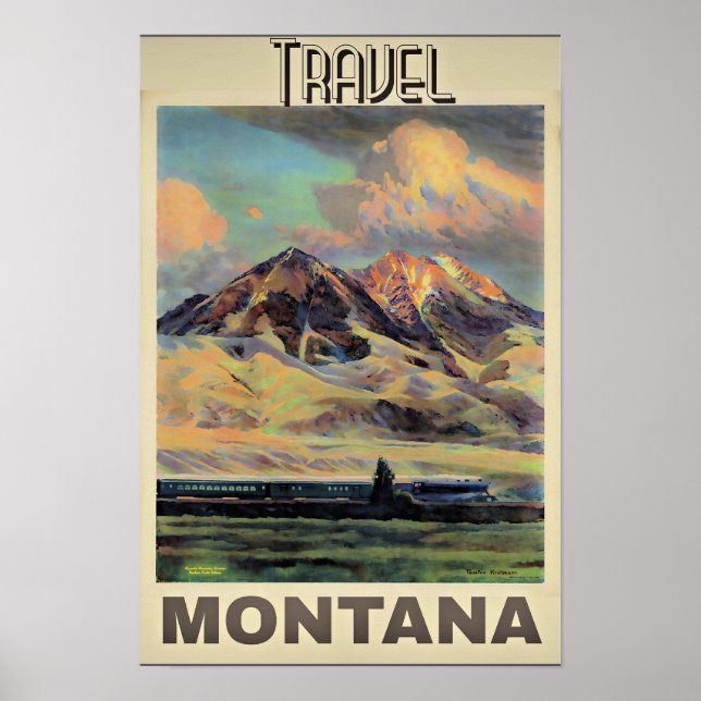 Travel Montana poster, Poster (Front)