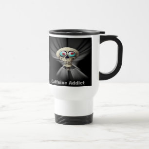Travel Mug - Caffeine Addict (wired on coffee)